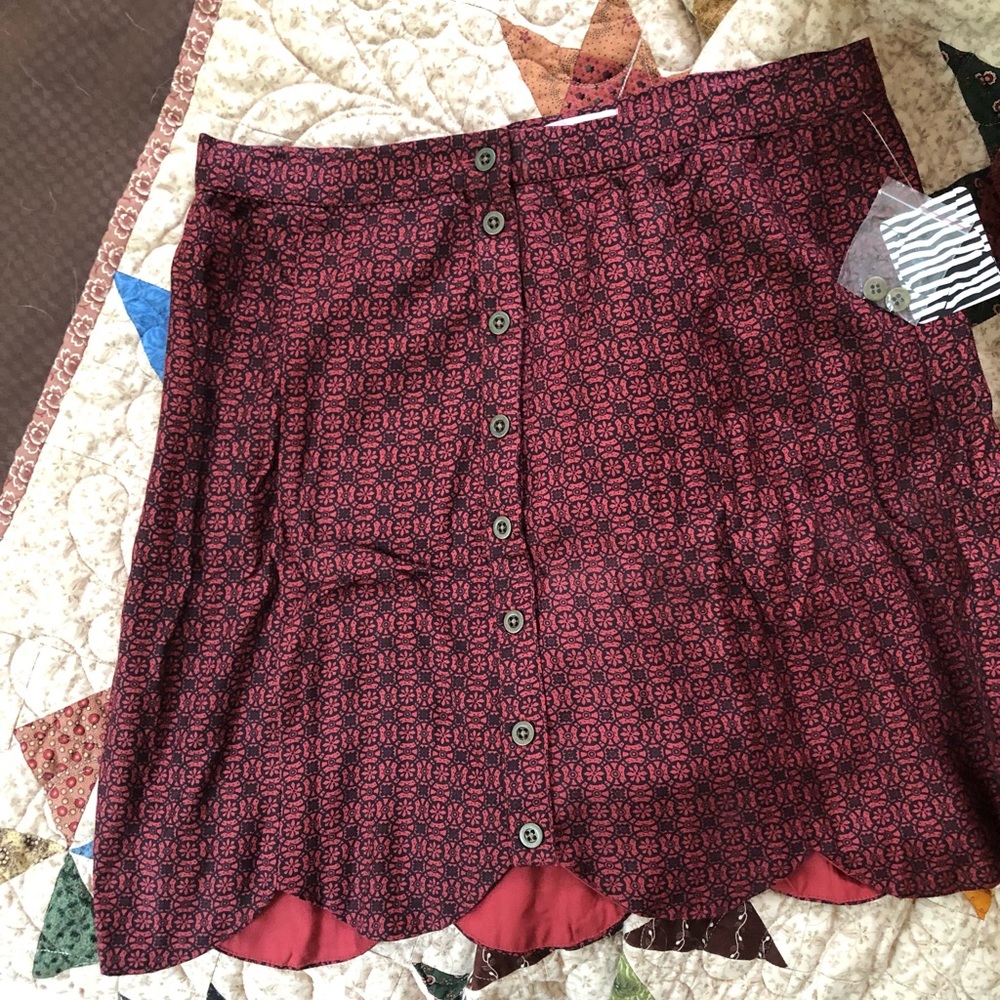 Cooperative button up skirt